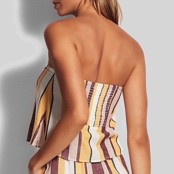 Anthropologie Seafolly Safari Stripe Resort Set - Picture 4 of 10